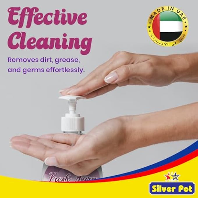 Silver Pot MUSK HAND WASH - 400ML - GENTLE HYDRATING FORMULA WITH REFRESHING MUSK SCENT, AND EFFECTIVE GERM PROTECTION FOR DAILY USE - Image 3